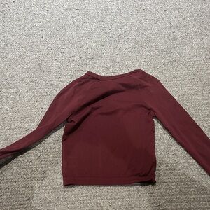 PacSun Maroon Long Sleeve Top